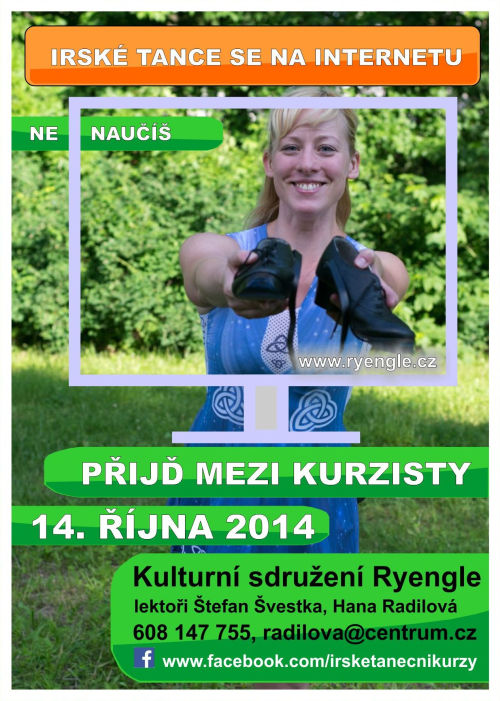 NOVÉ KURZY IRSKÝCH TANCŮ v Hradci Králové (říjen 2014 - únor 2015)
